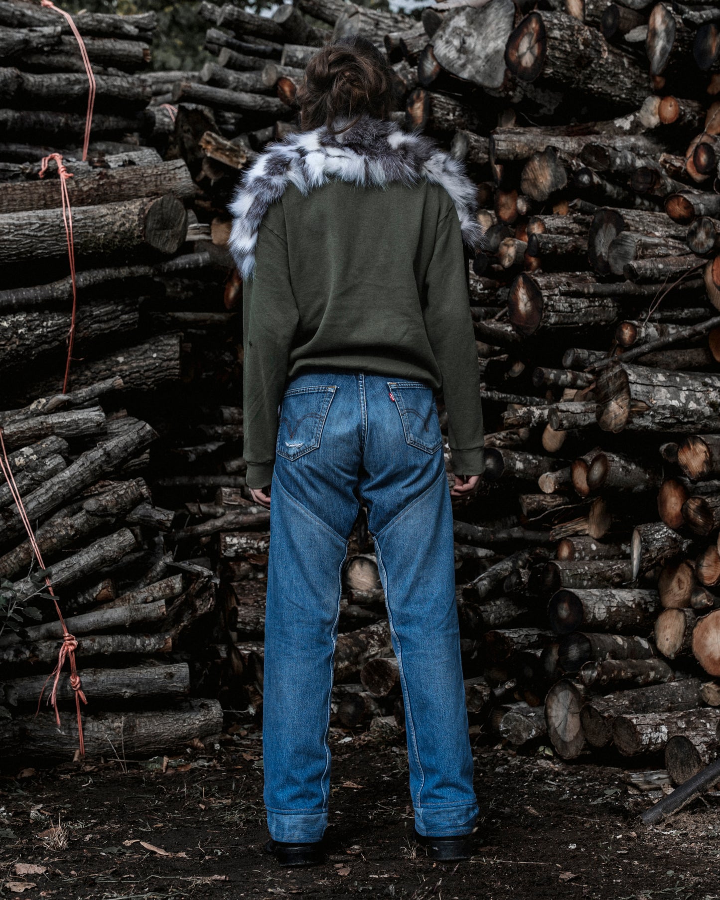 USMC Fox Fur Patch Crewneck