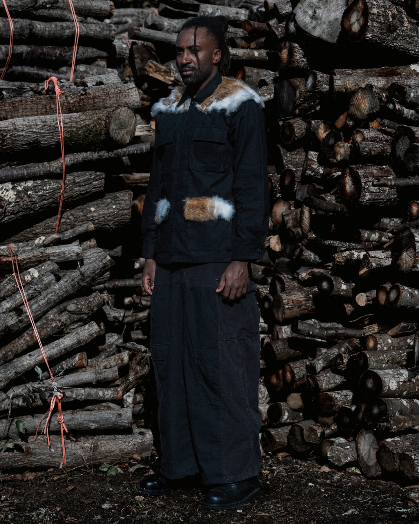 Double Black Cargo Pants