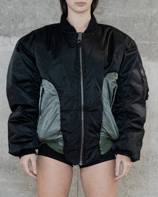Two-tone Bomber Jacket