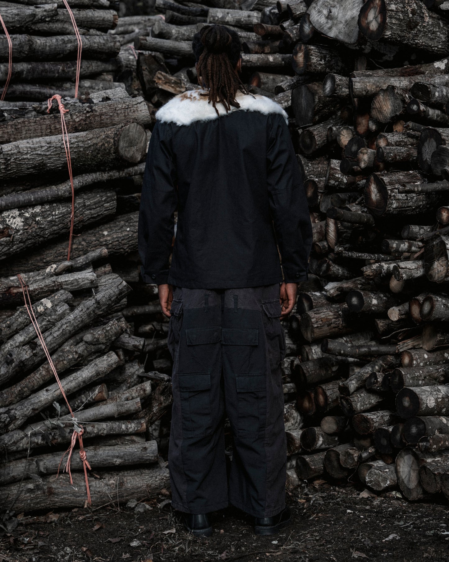 BDU Rabbit Fur Cargo Jacket