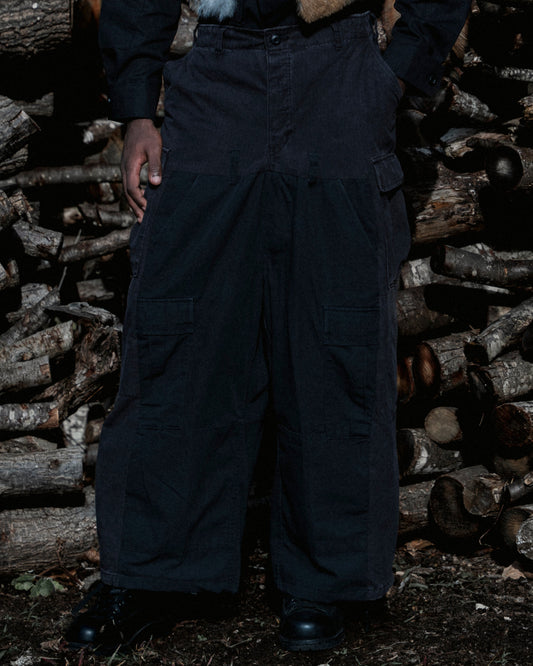 Double Black Cargo Pants