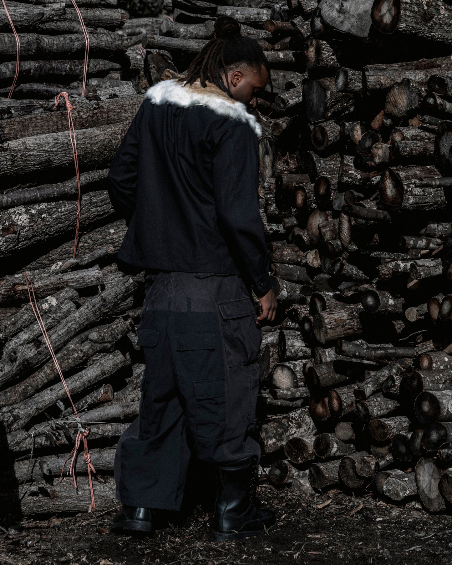 Double Black Cargo Pants