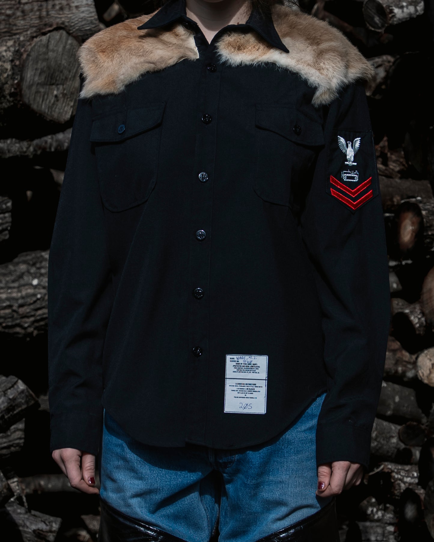 US Navy Rabbit Fur Shirt