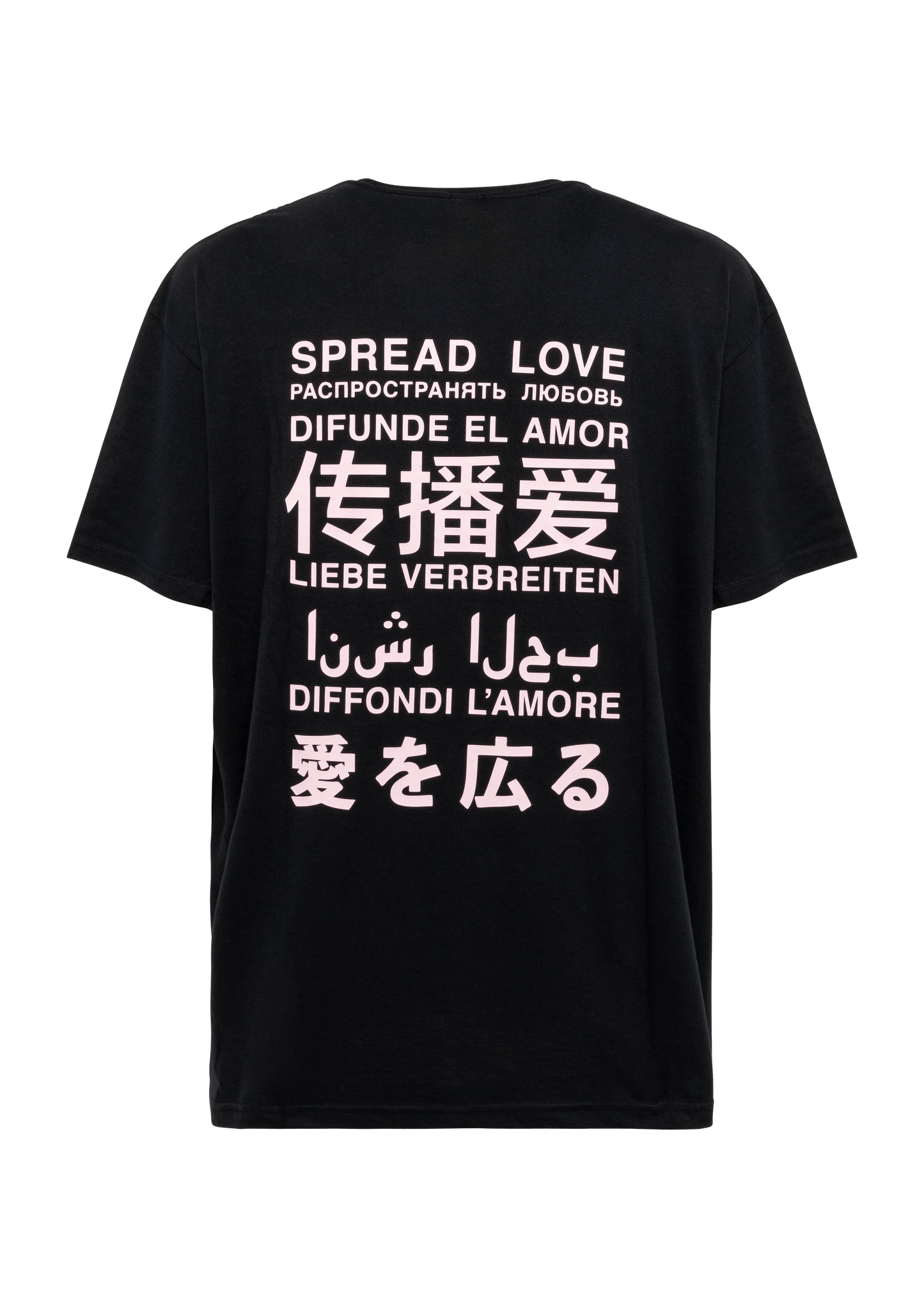 SPREAD LOVE WORLDWIDE T-SHIRT BLACK