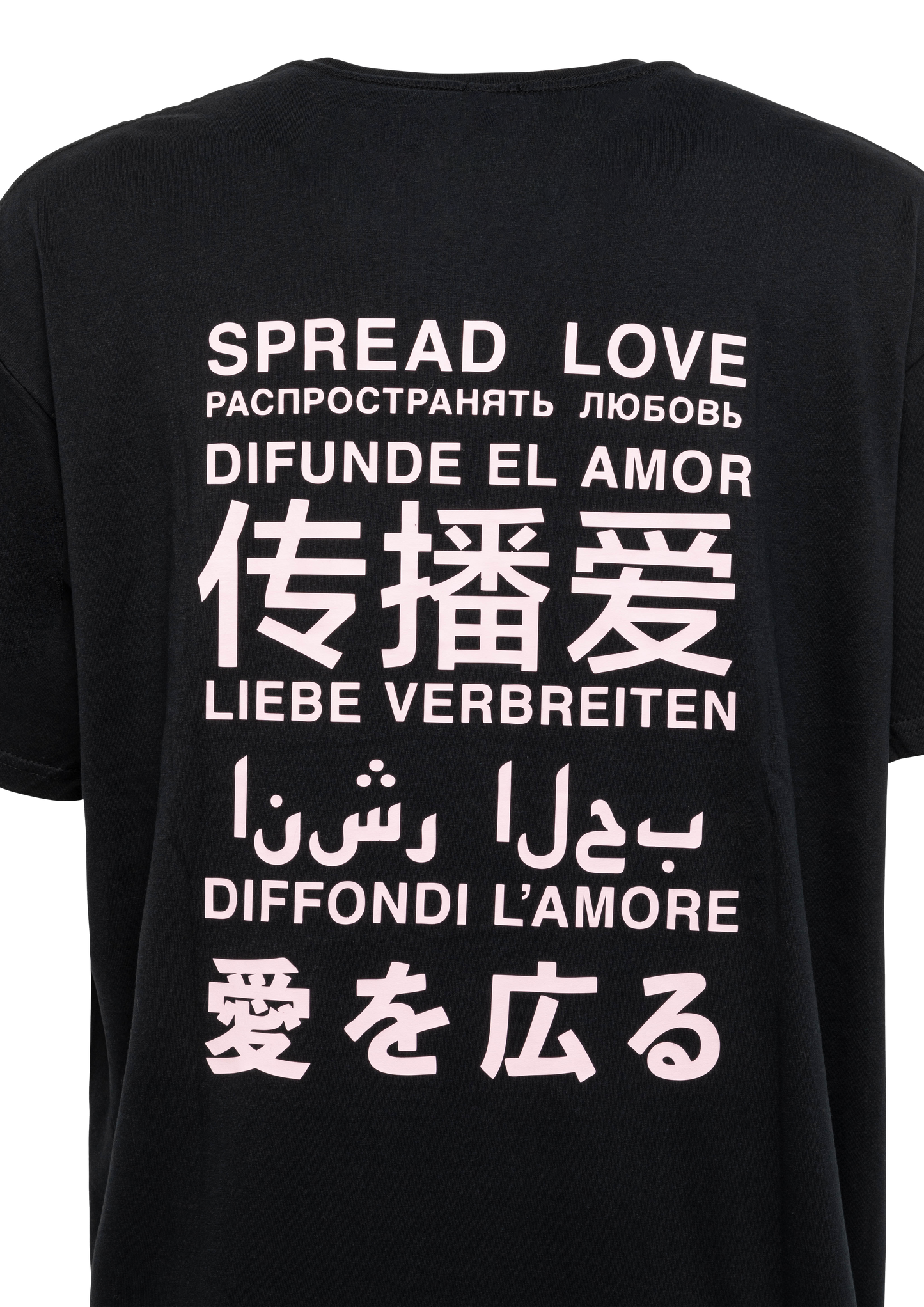 SPREAD LOVE WORLDWIDE T-SHIRT BLACK